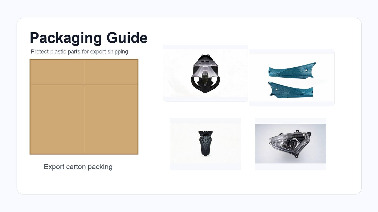 How to Pack Plastic Motorcycle Parts for Export: Best Practices for Safe Shipping blog cover